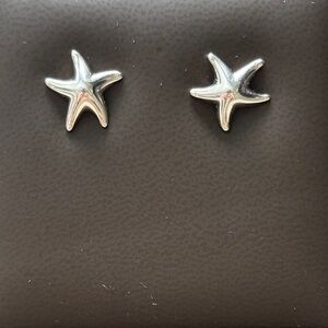 Tiffany & Co. Silver Starfish Stud Earrings